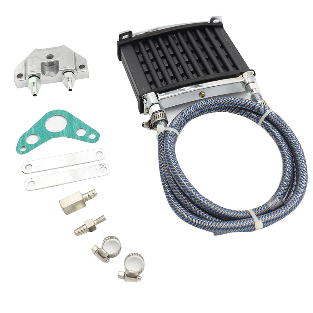 Motorcycle Cooling Tool Aluminum Dirt Bike Accessories Easy Operate Universal Engine Radiator Oil Cooler Durable