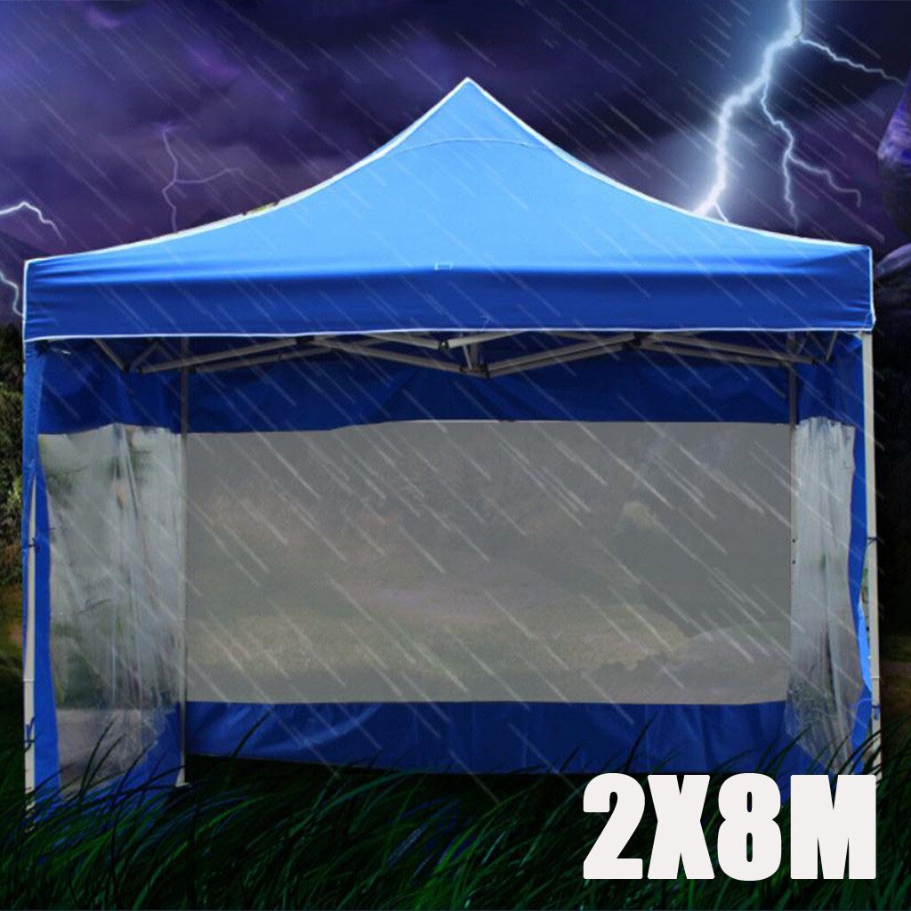 Collapsible and portable tent cloth Outdoor Sun Protection Folding Tent Rain Cloth Shelter Cover Tent Accessories 2 * 8M