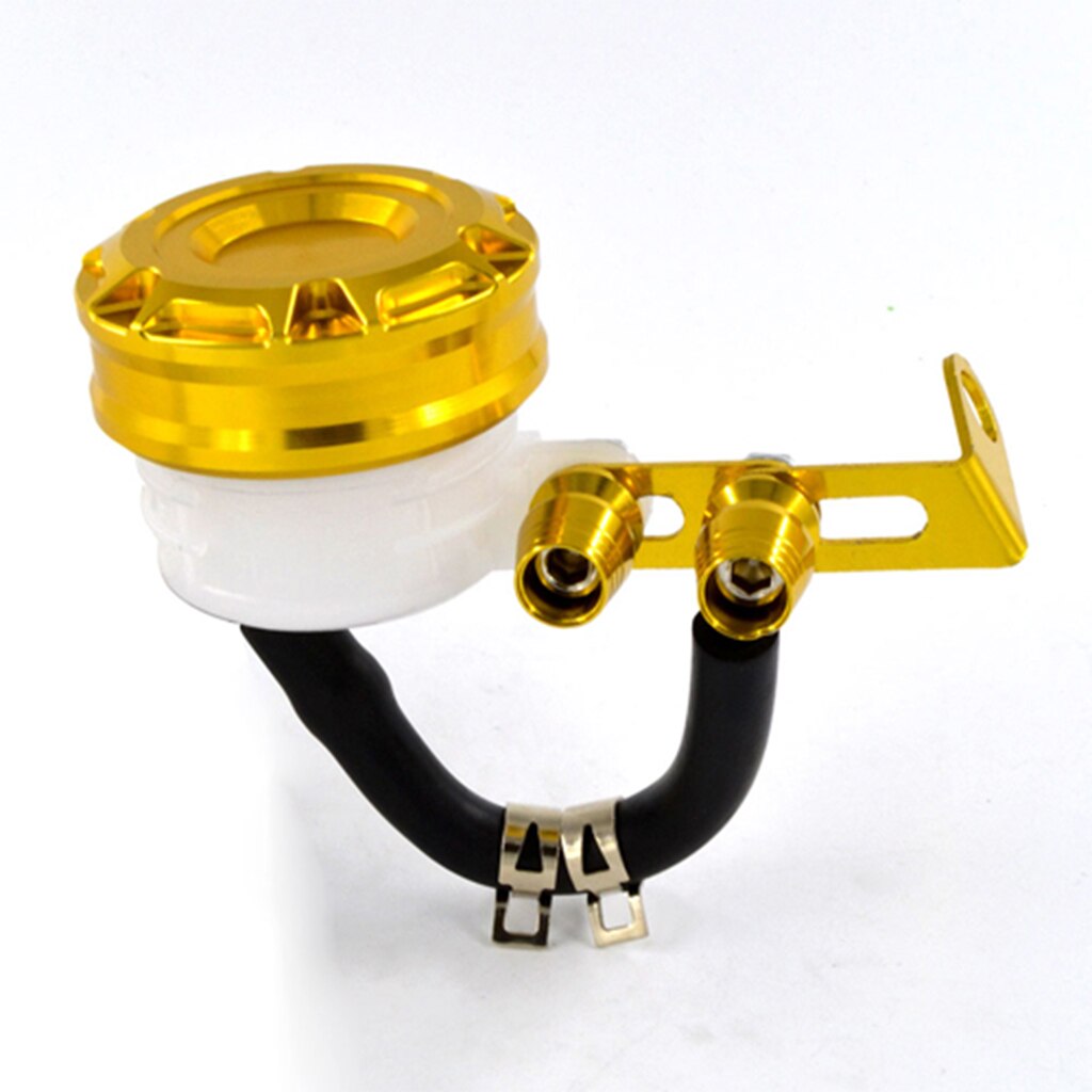 Motorcykel flydende bremsetank olie kobling fule tank kop til kawasaki  z250 z300 z650 z750 z800 z900