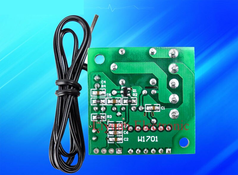 2pcs XH-W1701 Adjustable temperature control sensor / 12V high precision temperature controller / temperature switch
