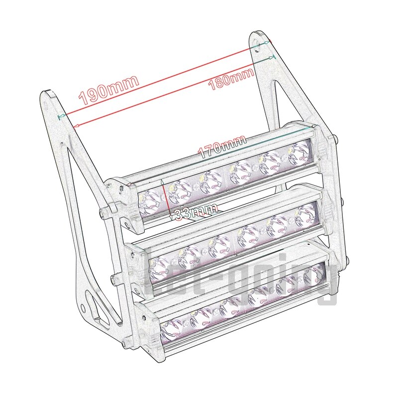 Moto Retro CG Led Motorcycle Front Fork Bracket MSX125 Headlight Universal for Honda Grom MSX125 125SF Fog Lamp Light