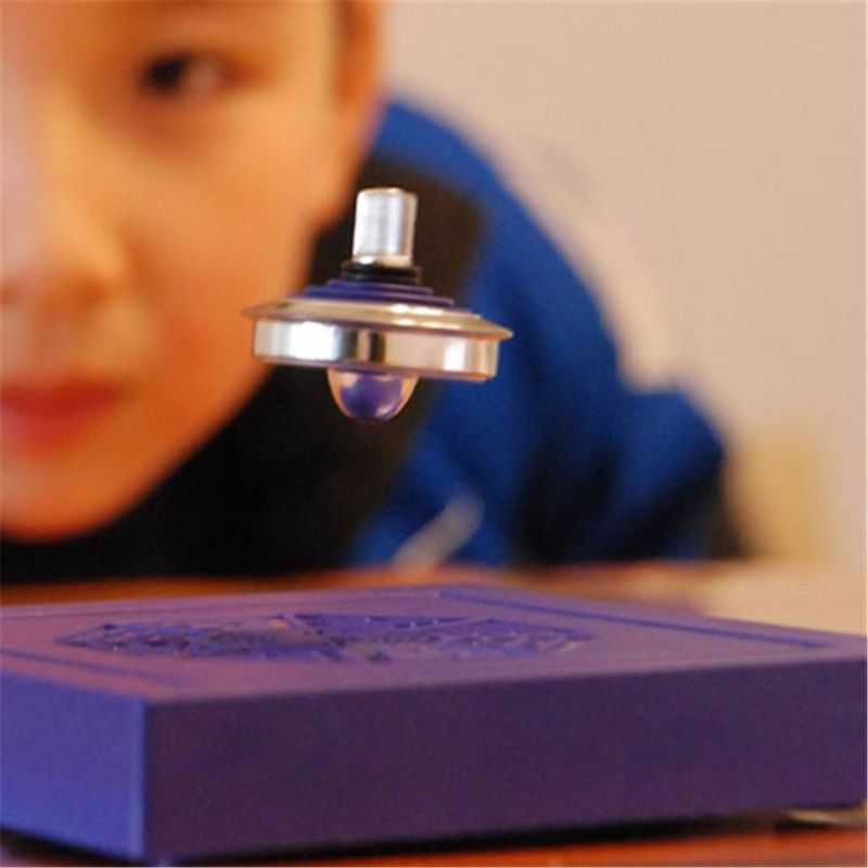 Kids Magnetic Spinning Top Levitation Magic Gyro Gyroscope Suspended UFO Children Classic Toys