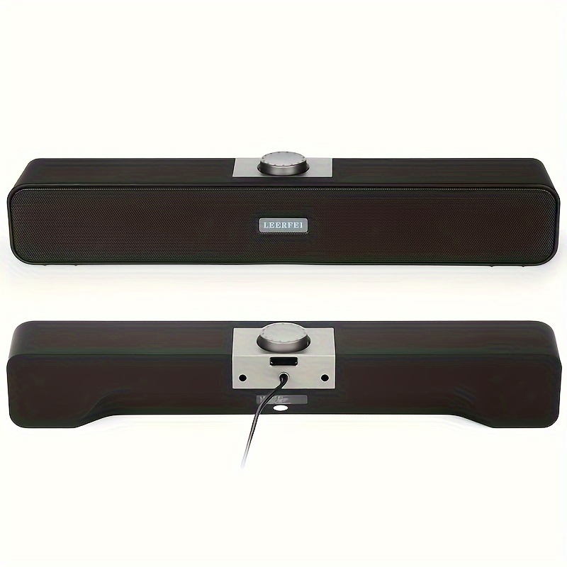 Computer Speaker, Bedrade Usb Desktop Speaker, Stereo Usb Aangedreven Mini Soundbar Voor Pc Tablet Desktop Laptop Mp3 Mac Air/Pro