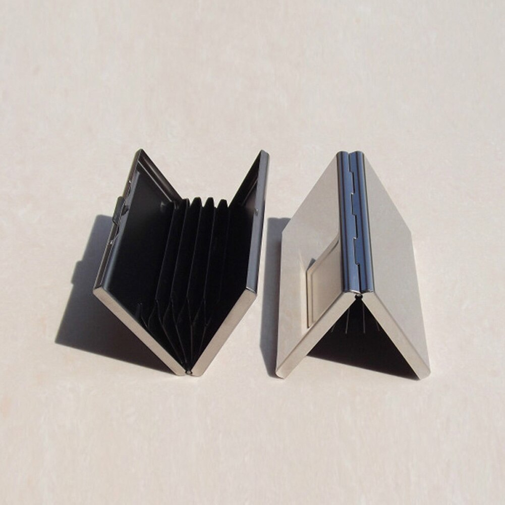 Porte-cartes de crédit pour hommes, étui en acier inoxydable, étanche, blocage RFID