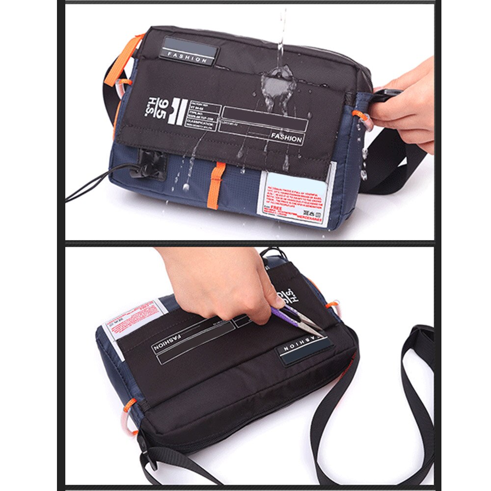 Heren tas heuptas heren nylon borsttas telefoon portemonnee waterdichte reistas schoudertas 6 kleuren