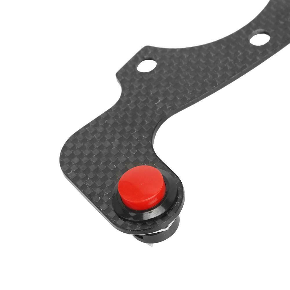 Carbon fiber button Horn button Carbon 6 Bolts Steering Wheel 1 Set Single Button/Dual Button