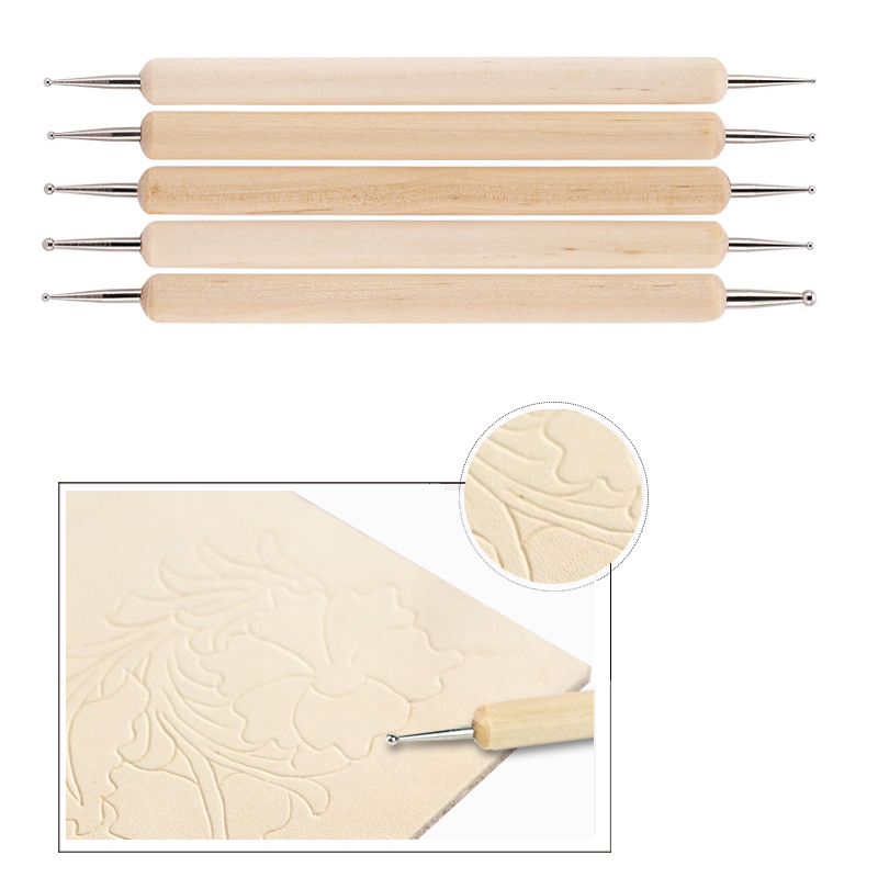 Leather Engraving Tools Modeling Embossing Tools Processing Saddle Making Tools Seal Leather Craft Tools Stamping Printing Set