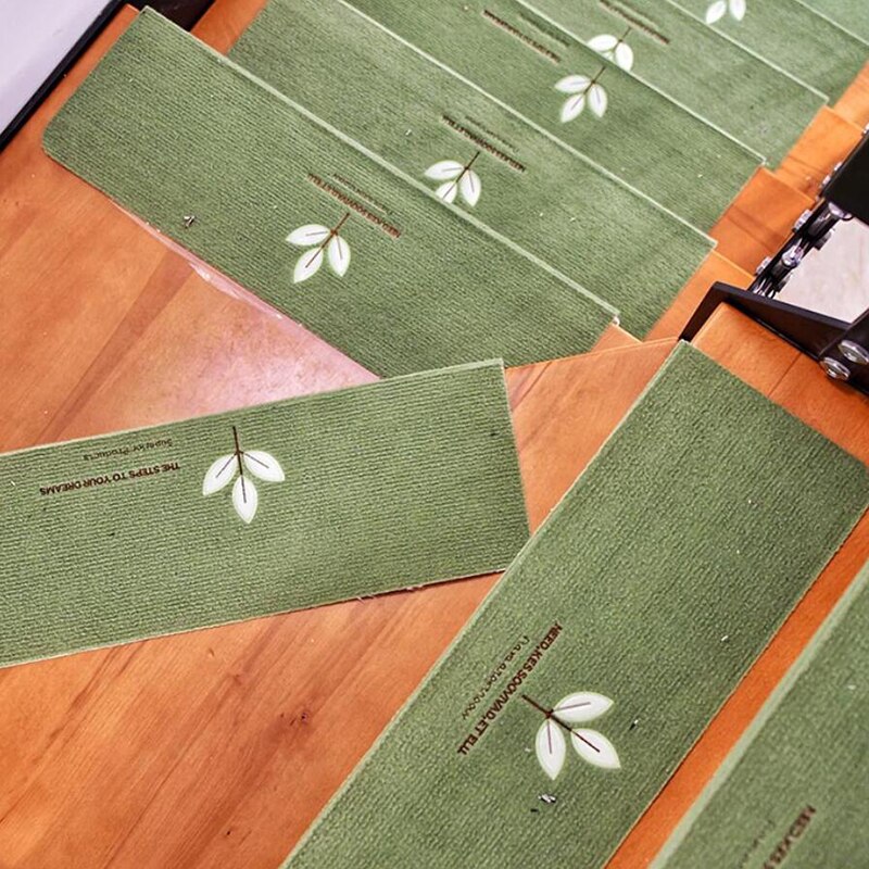 Lichtgevende trapmat, zelfklevende trap, antislip trapmat, binnentapijt, trapmatten, trapmatten: Stijl 3 / 55 22 4.5cm