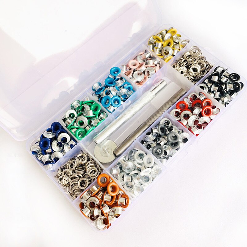 Craft Rivets Eyelets 1Box 5mm Multicolor Eyelets Rivets Metal Buckles D... – Vicedeal