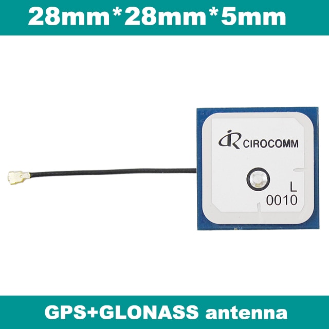 Interne GPS GLONASS Dual antenne, Cirocomm aktive Patch antenne, GNSS antenne, BT-0010