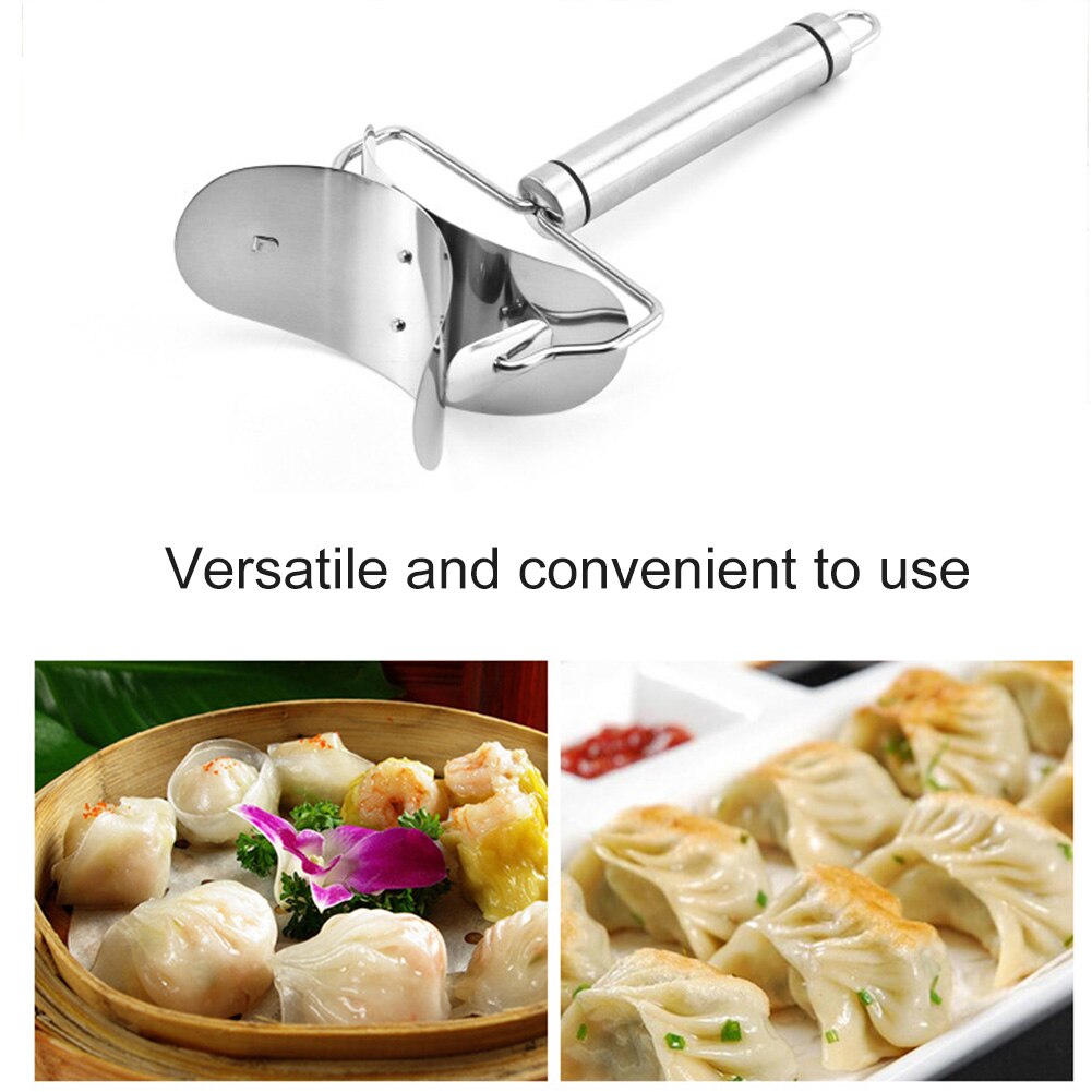 7.5/8/9 Cm Diy Knoedel Gereedschap Rvs Spatel Cookie Ronde Rolling Cutting Blade Deeg Cirkel cutter Hfing