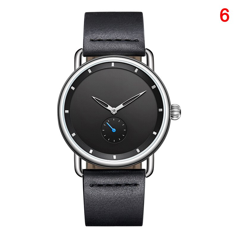 Heren Horloges Minimalistische Ultra Dunne Mode Dressy Horloge Voor Mannen Business Casual Luxe Quartz Horloge FEA889: 6