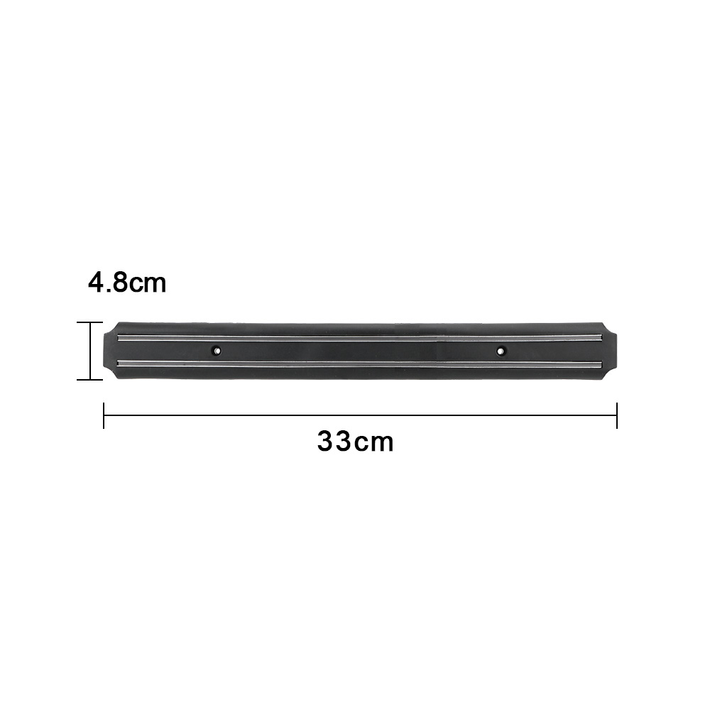 Kitchen Bar Knife Storage Block For Metal Knife Black 33-55CM Magnetic Knife Holder Wall Mount Magnetic Strip Knife Holder: 33cm