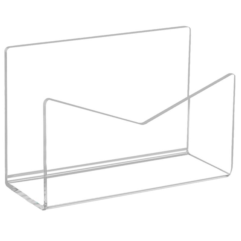 Porte-courrier de bureau en acrylique transparent T1, enveloppe de rangement pour fichier