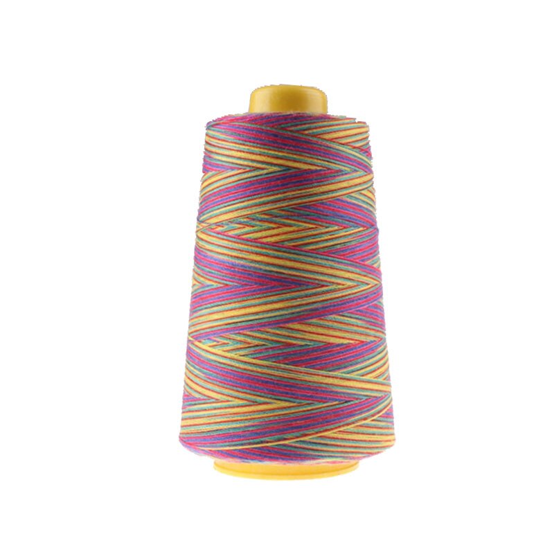 Prajna Rolle Regenbogen Nähen Themen Textil Garn Gewebt Stickerei Linie Nähen Zubehör Nähen Maschine Farbige Gewinde: as picture color 20