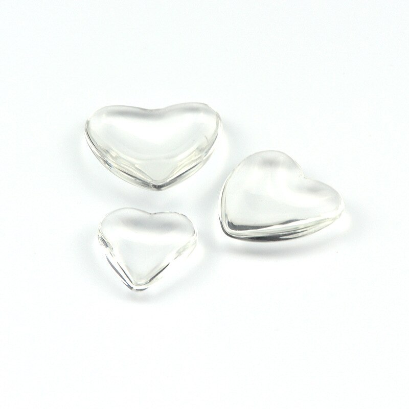 Gemengde Mozaïek Tegels Pakket Clear Hart Liefde Steen Glas Half Cabochons Ronde Ambachten Glas Mozaïek Marbless Voor Sieraden Maken