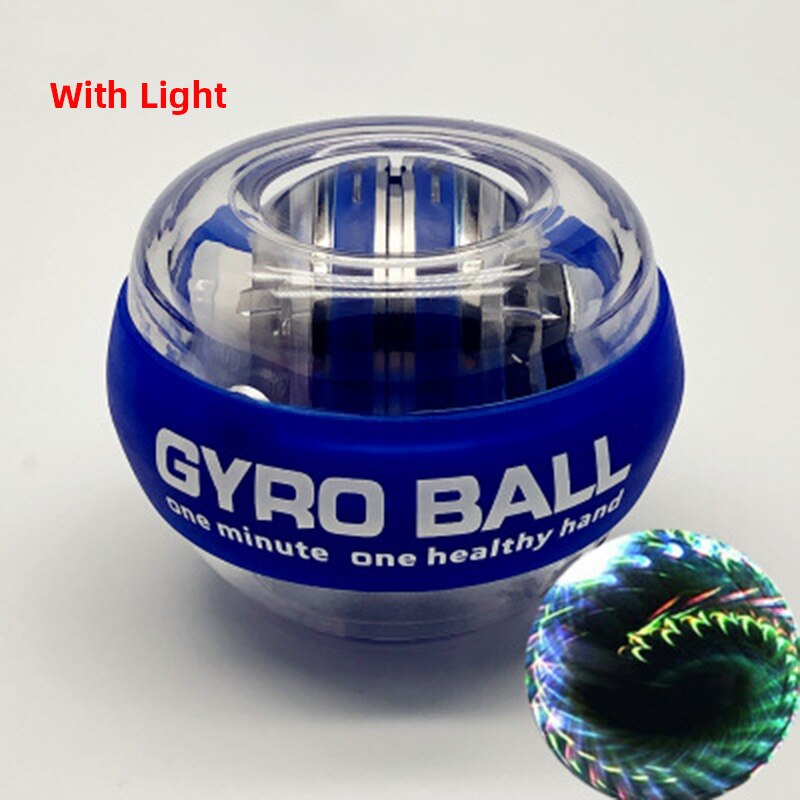 Hand Gyroscope Wrist Ball Muscle Power Ball Gym Hand Trainer Arm Exerciser Gyro Fitness Ball Hand Strengthener Force Equipments: 3