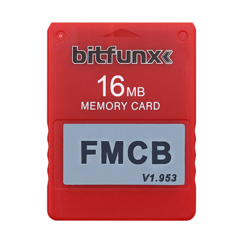 Memory Card Game Consolas Accessories Game Memory Card for Sony PS2 Playstation 2 FMCB McBoot Free MC Boot v1.953: Red 16MB