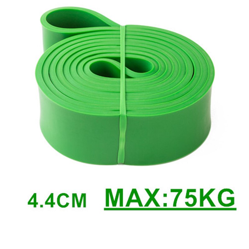 Resistance Band Exercise Elastic Natural late Workout Ruber Loop Strength Pilates Fitness Equipment Training Expander Unisex 208: Green