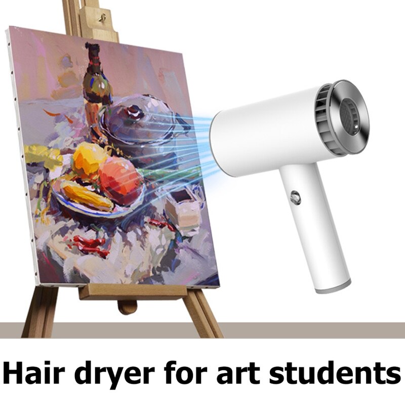 Secador de pelo inalámbrico recargable para pintura artística, soplador portátil para secado de pintura, para mascotas y bebés, 808F