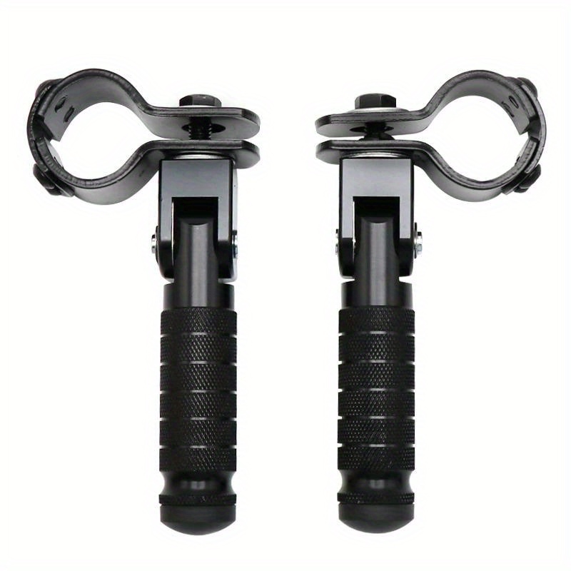 Motorpedalen, off-road motorfiets elektrisch voertuig gemodificeerde pedalen, pedalen van aluminiumlegering met toegevoegde pedalen: Black