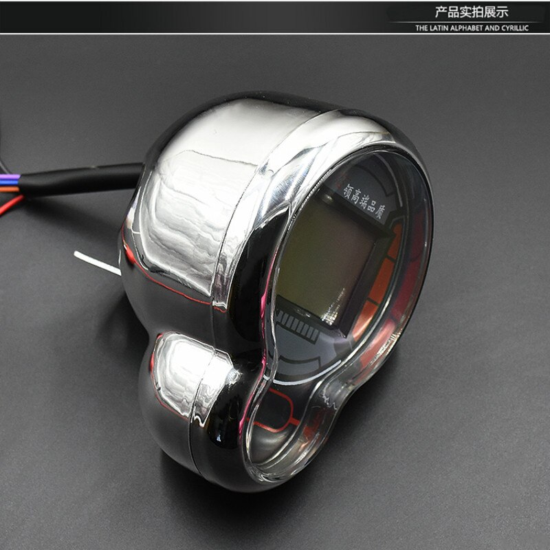 Electric Vehicle LCD Meter Electricity Display Mileage 48V60V72V LCD Meter Instrument