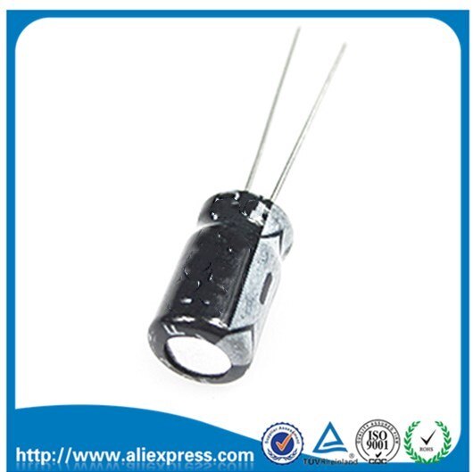 50 st 47uf 25v 25v 47uf elektrolytkondensator 25 v / 47 uf szie 5*11mm elektrolytkondensatorer i aluminium