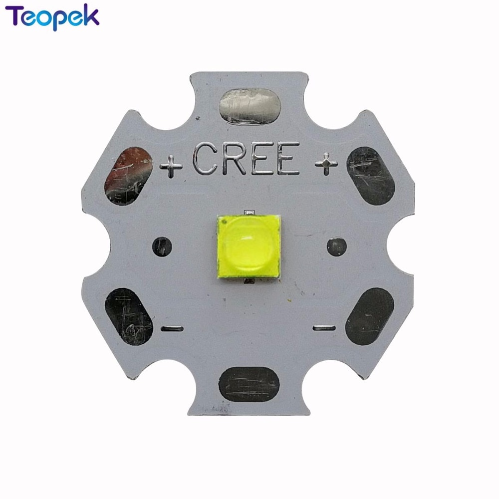 10 stücke Cree XP-G3 XPG3 S3 Kühl Warm Weiß 6W High Power LED-Emitter Diode 777lm Mit 20mm 16mm 14mm 12mm 8mm PCB