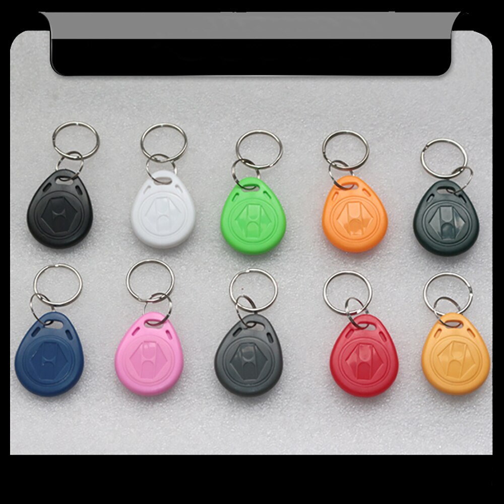 Porte-clés EM4305 125Khz, 10 pièces, copie inscriptible, identification EM, étiquette RFID, anneau, accès au jeton de proximité, copie