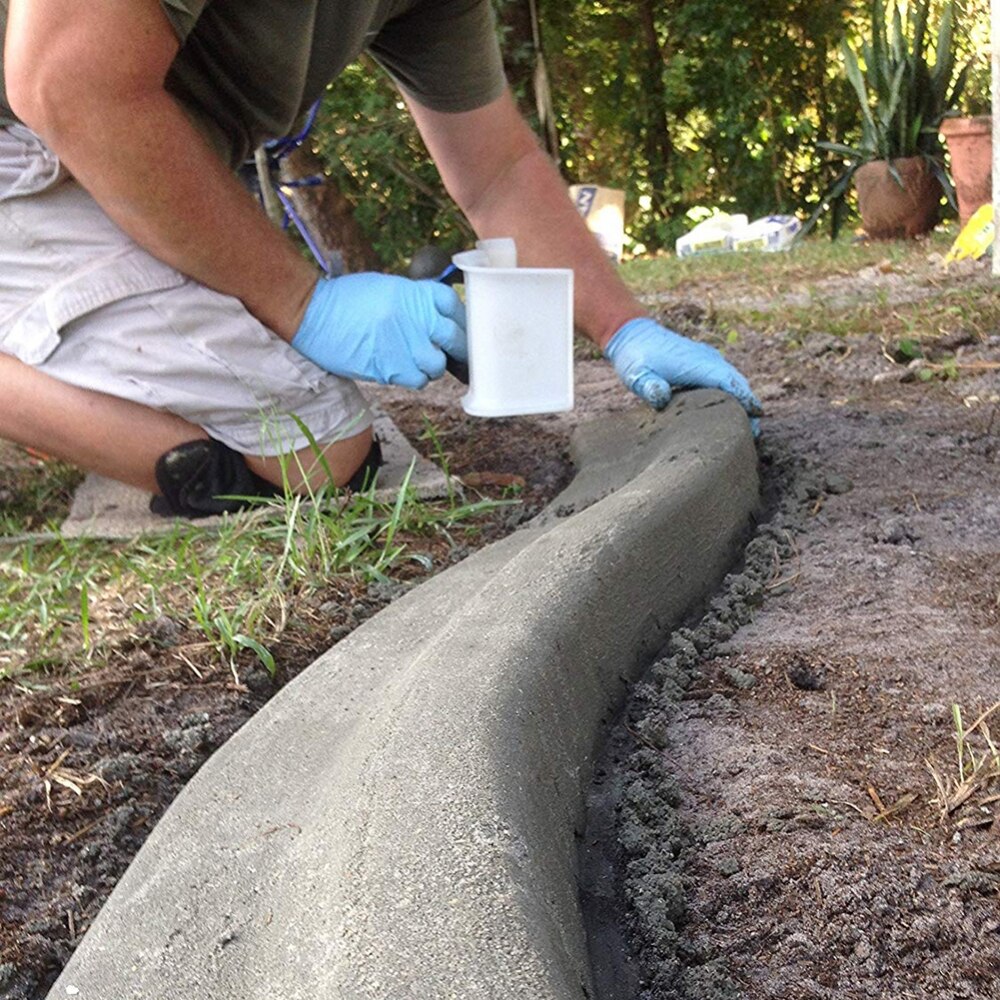 1PCS Garden DIY Modeling Plastic Soil Plaster Garden Concrete DIY Shape Fixing Clip