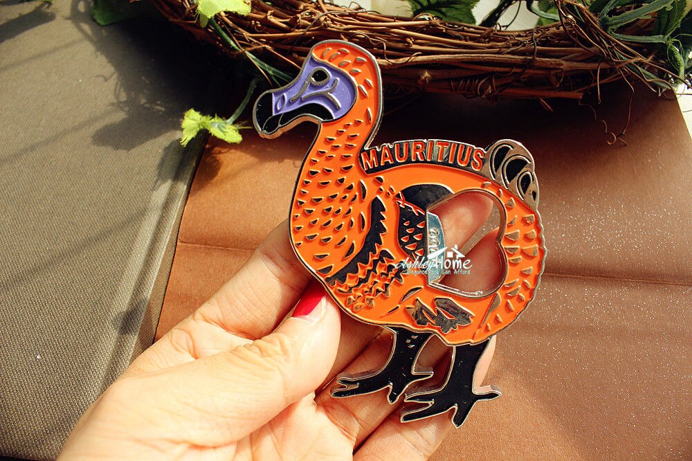 Pájaros DODO Mauricio viajes turísticos recuerdo 3D Metal imán abrebotellas de cerveza