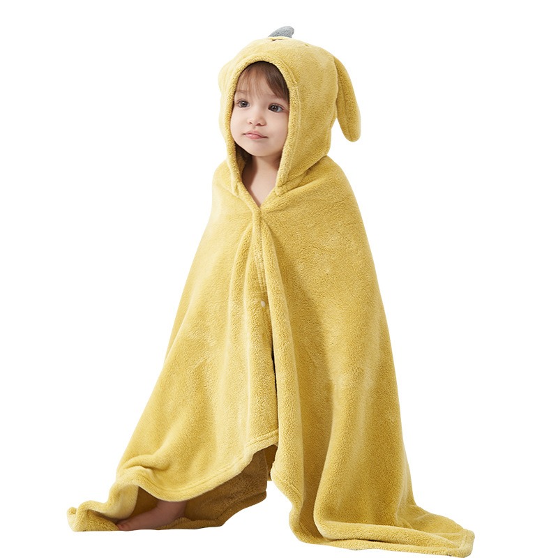 Serviette de bain pour bébé, cape à capuche pour garçons et filles, peignoir éléphant pour enfants, douche portable, serviettes de natation à Absorption douce
