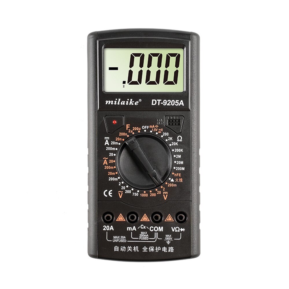 9205a digitale display multifunctionele multimeter elektrische test digitale display multifunctionele hoge precisie benodigdheden