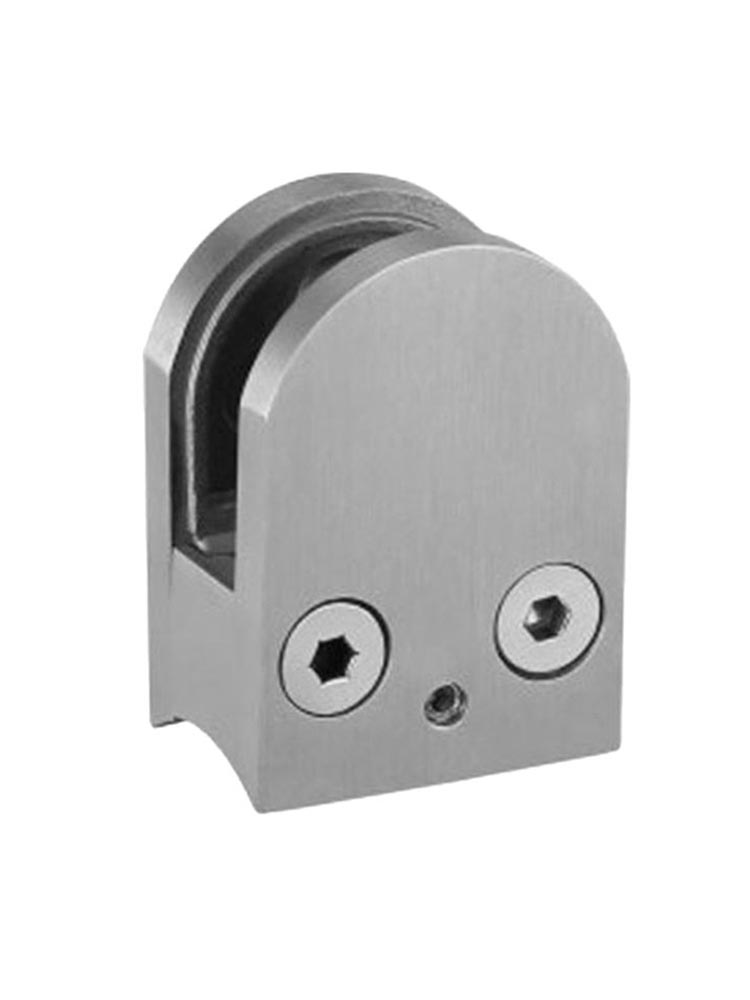 6-8mm Stainless Steel Glass Clamps Wall Mounted Glass Shelf Clamp Bracket Flat Clip Clamp Furniture Hardware