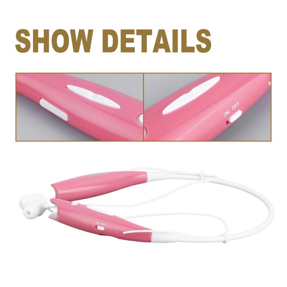 Hv800 bluetooth nekband oordopjes handsfree sport stereo headset in-ear oordopjes voor samsung en iphone