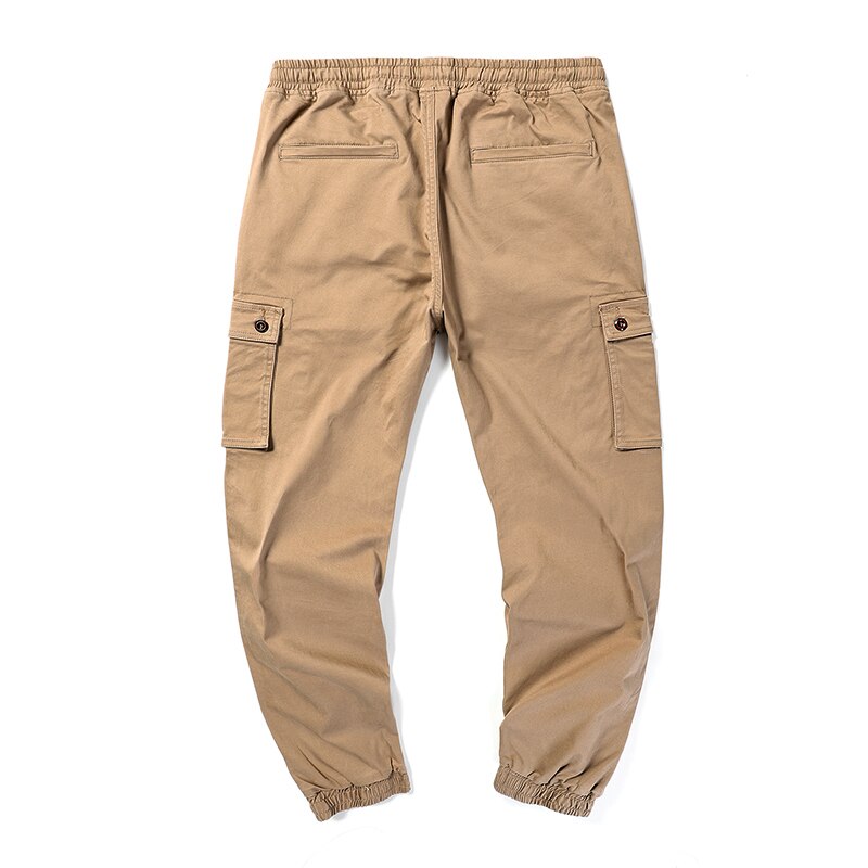 Plus size 7xl 6xl 5xl 4xl cargo byxor herr street style bomull joggingbyxor herr casual slim sweatpants herr