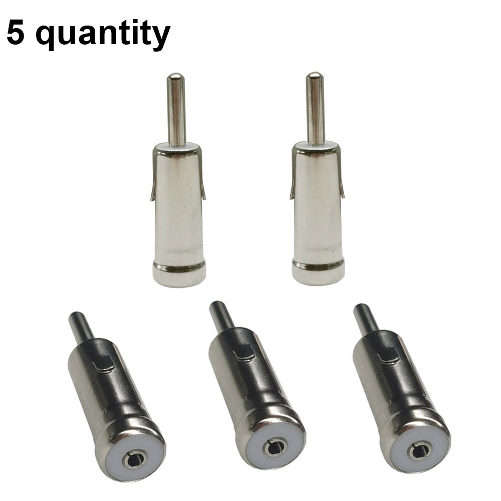 Car Vehicles Radio Stereo Aerial Antenna Adapter Connector Plug For Ford Chevrolet Nissan Peugeot Lada: 5pcs