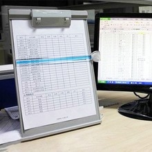 Plastic Adjustable Computer Document Holder Book Rack Stand Reading Typing Frame W91A