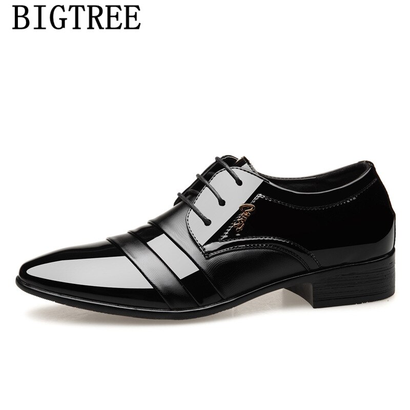 Oxford chaussures pour hommes mocassins classique chaussures hommes formel Coiffeur italien mariage chaussures hommes Sepatu sans lacet Pria Bona: Black / 9.5