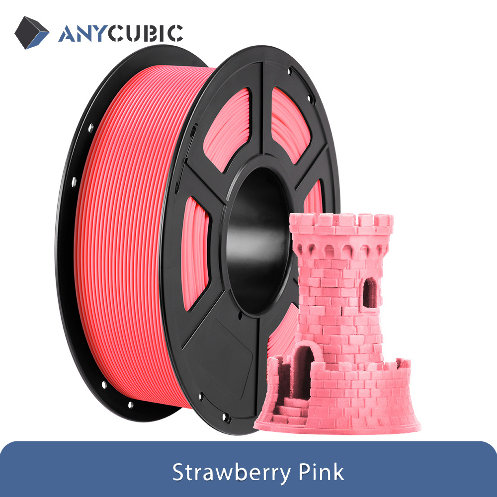 ANYCUBIC 3D Printer Multicolor Filament PLA 1.75mm 1kg/Roll Plastic Rubber Consumables Material For FDM 3D Printer Kobra 2 Pro: Dark skin