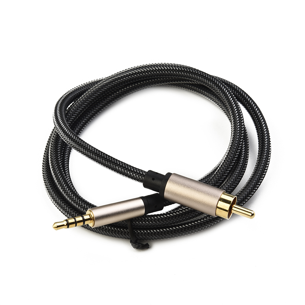 3,5mm Stecker Auf RCA Audio- Kabel Adapter Digitale Koaxial Audio- Video Kabel Stereo SPDIF Heimat Video HDTV Zubehör