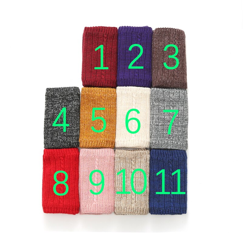 Femmes hiver anneau cou écharpe unisexe infini Snood tricoté écharpes cachemire femme fourrure solide col Bandana