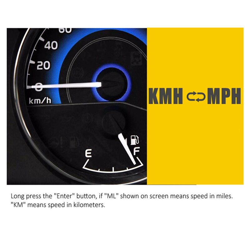 5.5 Inch GPS Speedometer C90 Speed Display KM/H MPH For Car Bike Motorcycle GPS Overspeed Alarm Hud Display Car Hud Display