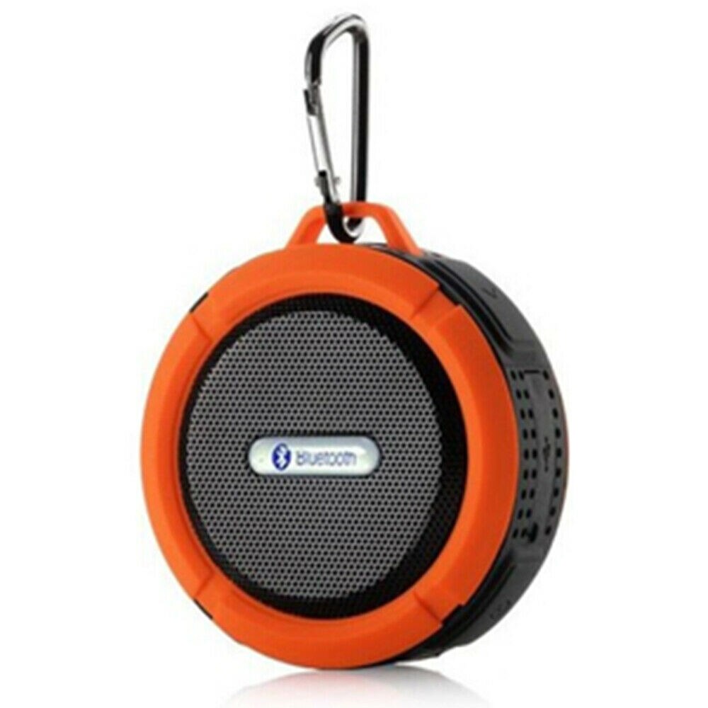 Mini Outdoor Wireless Speaker Waterdichte Geluid Douche Auto Zuig Handsfree Mic Cup Stereo Muziek Speakers: Geel