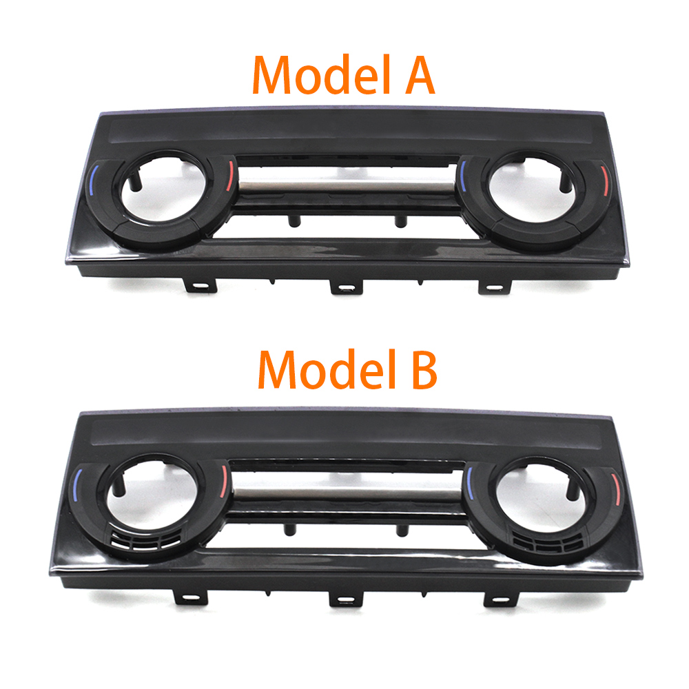 Botones de interruptor de CA para aire acondicionado trasero de coche, embellecedor de Panel de cubierta para BMW 5, 6, 7, X5, X6, serie F10, F11, F06, F07, F01, F02, F15