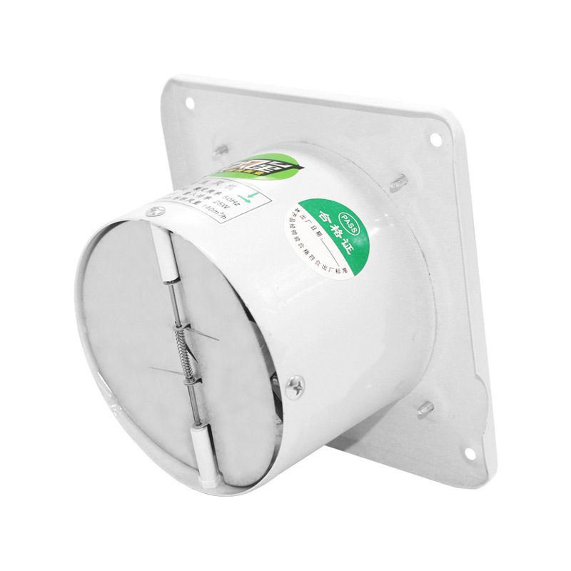 220V Ventilator Extractor Wall Mounted 4 Inch Exhaust Fan Low Noise Home Bathroom Kitchen Garage Air Vent Ventilation