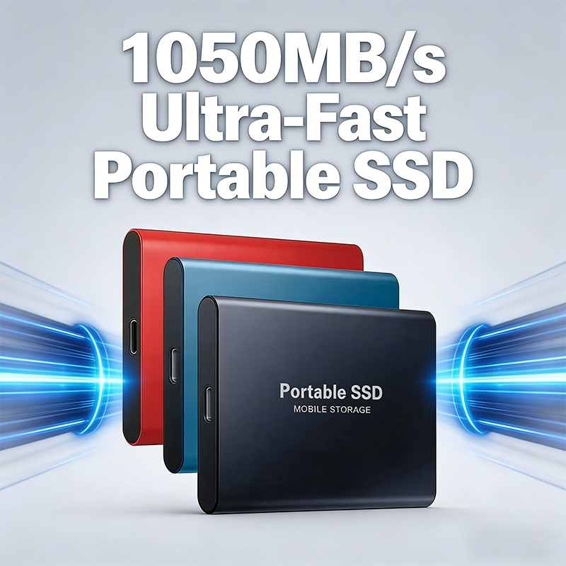 Ekstern ssd bærbar solid state-drev 1tb 4tb ultrahurtig harddisk til bærbar mac pc stationær data backup lagring disk