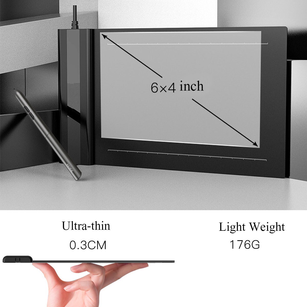 S640 Grafische Tekening Tablet 6X4 Inch Met Gratis Pen 8192 Niveaus Digitale Tablet Online Onderwijs & Leren Voor beginner