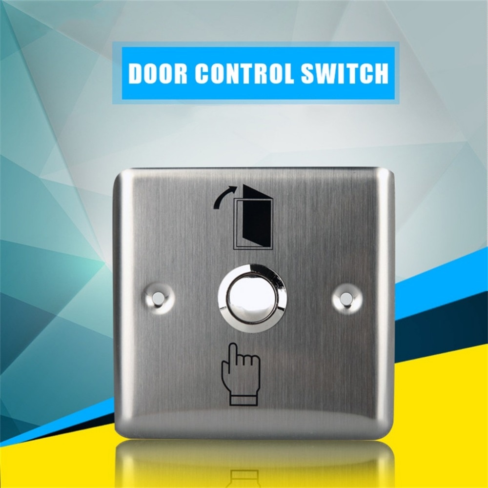 Convenient Stainless Steel Switch Panel Door Exit Push Home Release Button Access Control K14 Gate Opener Access