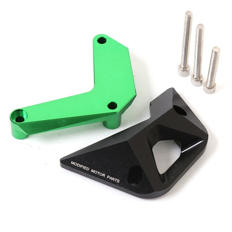 Bdj til kawasaki  z1000 z1000sx modificeret dmv dæksel anti-fald beskyttelse blok motor guard case skyder beskytter: Grøn
